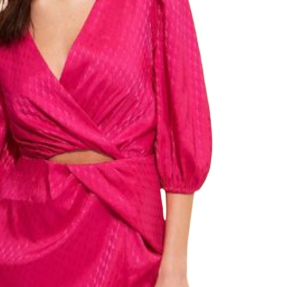 NEW! EXPRESS Cut Out High Low Midi Maxi Dress XS. - Picture 2 of 5